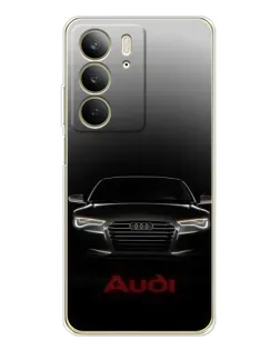 Чохол для Realme C73 5G з картинкою «Audi — градієнтний контур»