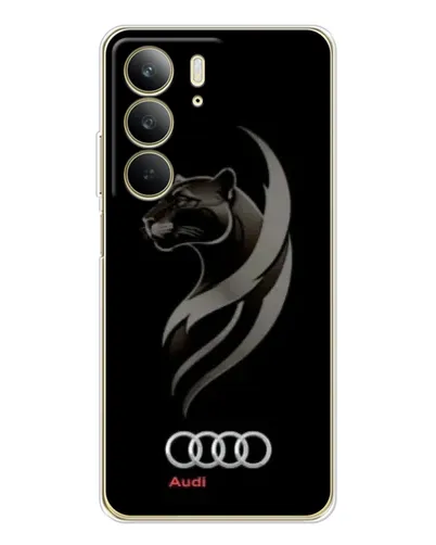 Чехол для Realme C73 5G с картинкой «Графика — пантера и Audi» Чехол для Realme C73 5G с картинкой «Графика — пантера и Audi»