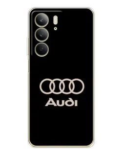 Чохол для Realme C73 5G з картинкою «Audi — золотий логотип» Чохол для Realme C73 5G з картинкою «Audi — золотий логотип»