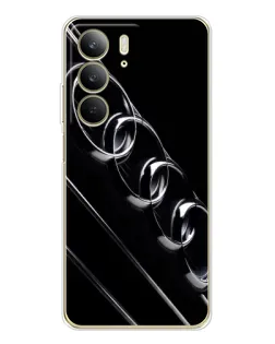 Чохол для Realme C73 5G з картинкою «Audi — абстрактні кільця»