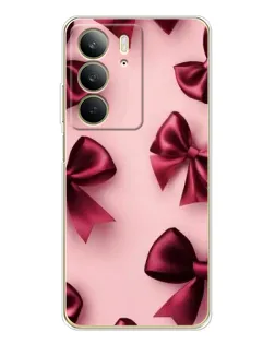 Чехол для Realme C73 5G с картинкой «Бордовый атлас»