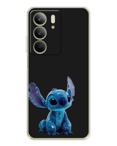 Чехол для Realme C73 5G с картинкой «Стич на черном» Чехол для Realme C73 5G с картинкой «Стич на черном»