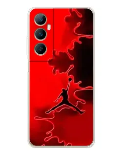 Чехол для Realme C75 с картинкой «Jordan Red Smoke» Чехол для Realme C75 с картинкой «Jordan Red Smoke»