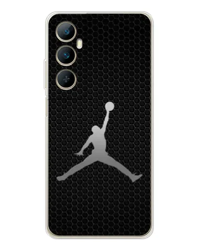Чехол для Realme C75 с картинкой «Jordan Dark Carbon»