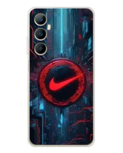Чехол для Realme C75 с картинкой «Техногенный стиль Nike»