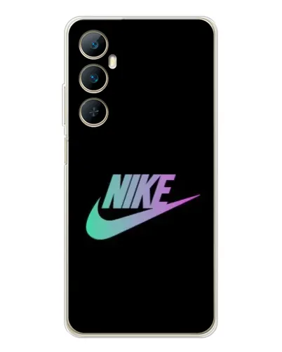 Чехол для Realme C75 с картинкой «Nike — городская ночь»