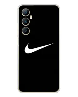 Чехол для Realme C75 с картинкой «Минималистический Найк»