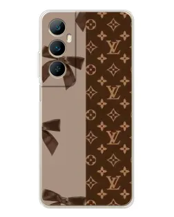Чехол для Realme C75 с картинкой «Louis Vuitton — банты»