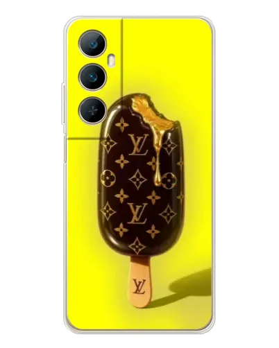 Чехол для Realme C75 с картинкой «Мороженое от LV»