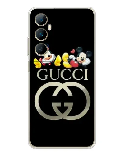 Чехол для Realme C75 с картинкой «Gucci — герои Disney»