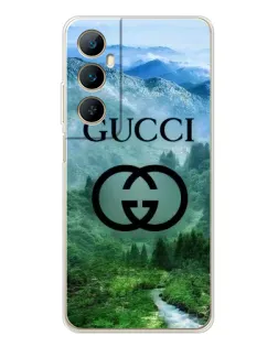 Чохол для Realme C75 з картинкою «Gucci — гірський пейзаж»