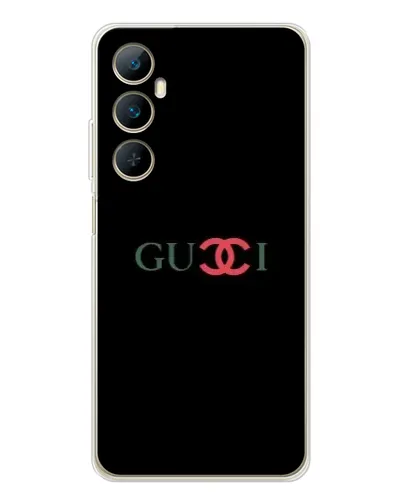 Чехол для Realme C75 с картинкой «Gucci — красный градиент»