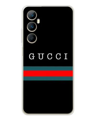 Чехол для Realme C75 с картинкой «Gucci — красный пояс»
