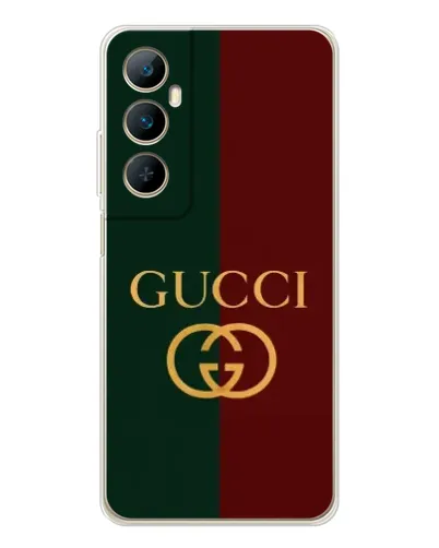 Чехол для Realme C75 с картинкой «Gucci — темно-зеленый градиент» Чехол для Realme C75 с картинкой «Gucci — темно-зеленый градиент»