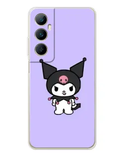 Чехол для Realme C75 с картинкой «Kuromi — нежный фиолетовый»