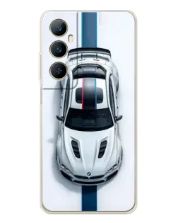 Чехол для Realme C75 с картинкой «Вид сверху — BMW M»