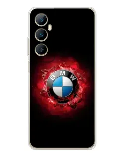 Чехол для Realme C75 с картинкой «Логотип BMW — вспышка»