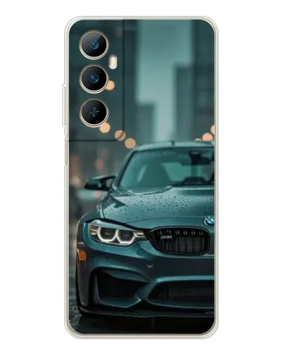Чехол для Realme C75 с картинкой «BMW в огнях города» Чехол для Realme C75 с картинкой «BMW в огнях города»