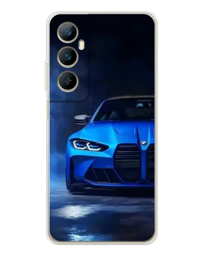 Чехол для Realme C75 с картинкой «Голубая BMW M4» Чехол для Realme C75 с картинкой «Голубая BMW M4»