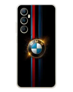 Чехол для Realme C75 с картинкой «BMW M-Power неон»