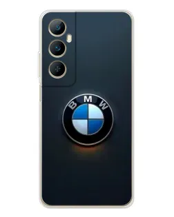 Чехол для Realme C75 с картинкой «Логотип BMW — минимализм»