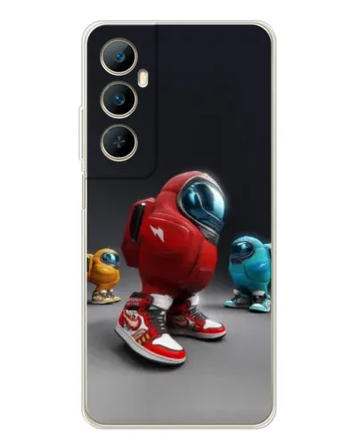 Чехол для Realme C75 с картинкой «Among Us — 3D стиль»