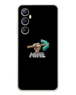 Чехол для Realme C75 с картинкой «Алмазная кирка»