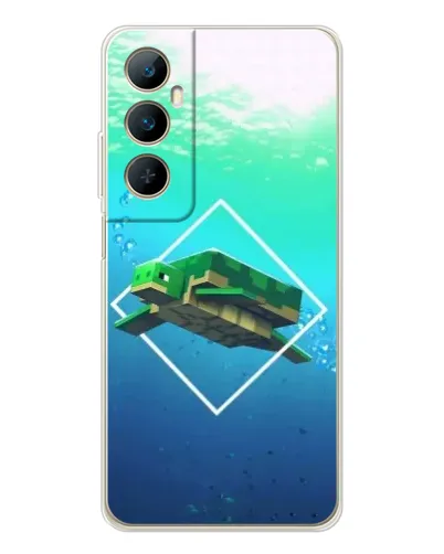Чохол для Realme C75 з картинкою «Черепаха Minecraft» Чохол для Realme C75 з картинкою «Черепаха Minecraft»
