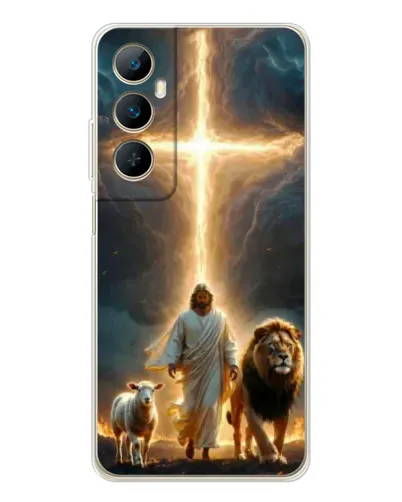 Чехол для Realme C75 с картинкой «Лев Иуды и Свет»
