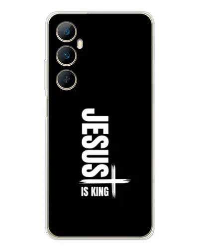 Чехол для Realme C75 с картинкой «Вертикаль веры Jesus»