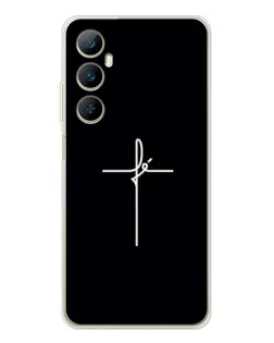 Чехол для Realme C75 с картинкой «Тонкий крест»