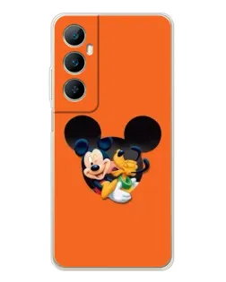 Чехол для Realme C75 с картинкой «Сердце Микки Минни»