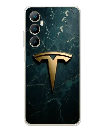 Чехол для Realme C75 с картинкой «Мраморная Tesla Gold» Чехол для Realme C75 с картинкой «Мраморная Tesla Gold»