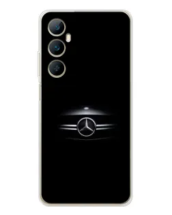 Чехол для Realme C75 с картинкой «Mercedes — абстрактные линии»