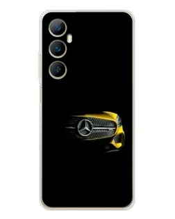 Чехол для Realme C75 с картинкой «Mercedes — ретро стиль»