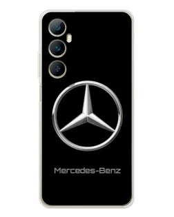 Чехол для Realme C75 с картинкой «Mercedes Silver Logo»