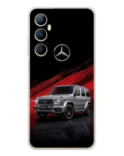 Чехол для Realme C75 с картинкой «Mercedes G-Class красный»