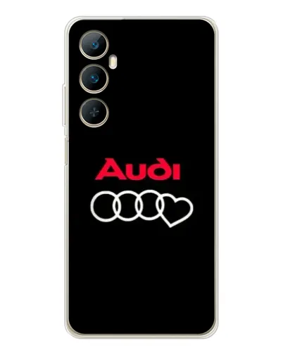 Чохол для Realme C75 з картинкою «Логотип Audi Heart» Чохол для Realme C75 з картинкою «Логотип Audi Heart»