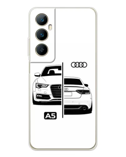 Чохол для Realme C75 з картинкою «Audi — контрастний дизайн» Чохол для Realme C75 з картинкою «Audi — контрастний дизайн»