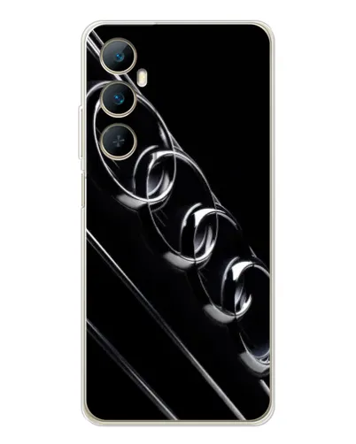 Чохол для Realme C75 з картинкою «Audi — абстрактні кільця» Чохол для Realme C75 з картинкою «Audi — абстрактні кільця»