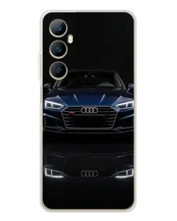 Чохол для Realme C75 з картинкою «Audi — нічне відображення»