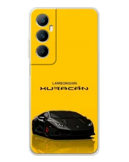 Чехол для Realme C75 с картинкой «Lamborghini Huracan черный»