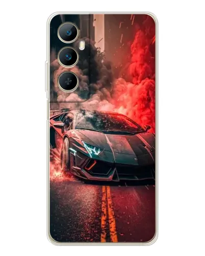 Чехол для Realme C75 с картинкой «Lamborghini красный дым» Чехол для Realme C75 с картинкой «Lamborghini красный дым»