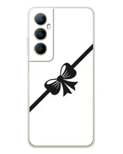 Чехол для Realme C75 с картинкой «Диагональный бант»