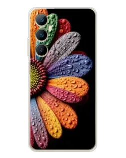 Чехол для Realme C75 с картинкой «Радужный цветок»