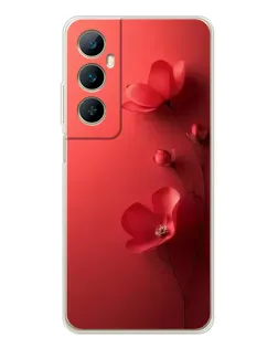 Чехол для Realme C75 с картинкой «Маковые соцветия»