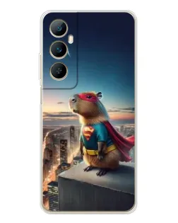 Чехол для Realme C75 с картинкой «Капи-мен супергерой» Чехол для Realme C75 с картинкой «Капи-мен супергерой»