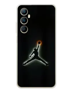 Чехол для Realme C76 с картинкой «Jordan Gradient Logo» Чехол для Realme C76 с картинкой «Jordan Gradient Logo»
