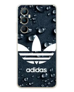 Чехол для Realme C76 с картинкой «Adidas Trefoil Blue» Чехол для Realme C76 с картинкой «Adidas Trefoil Blue»