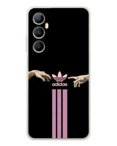 Чехол для Realme C76 с картинкой «Adidas Hands»